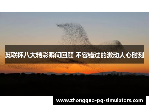 英联杯八大精彩瞬间回顾 不容错过的激动人心时刻