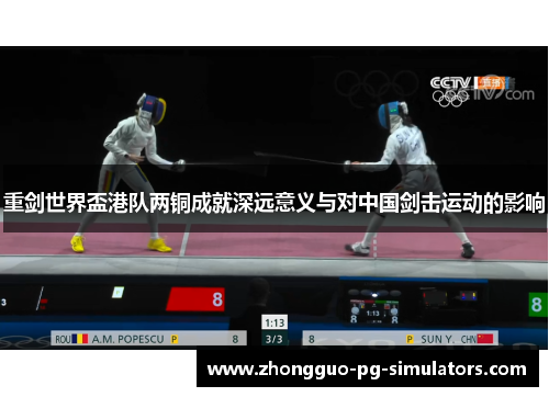 重剑世界盃港队两铜成就深远意义与对中国剑击运动的影响 重剑世界盃港队两铜成就深远意义与对中国剑击运动的影响